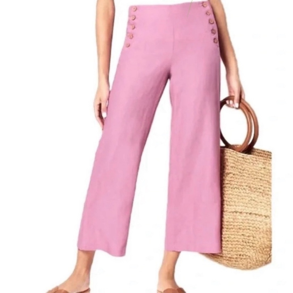 J. Jill Linen Full-Leg Sailor Crops